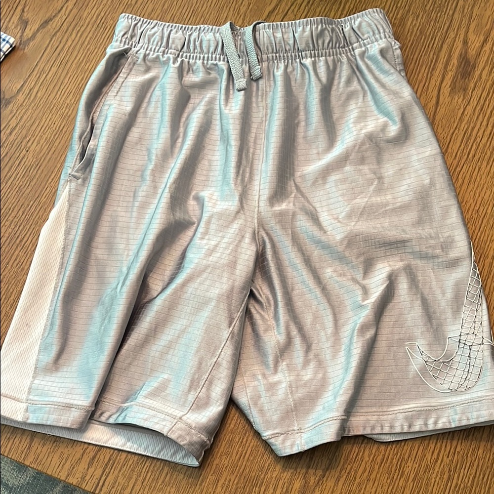 Boy’s Gray Athletic Nike Shorts